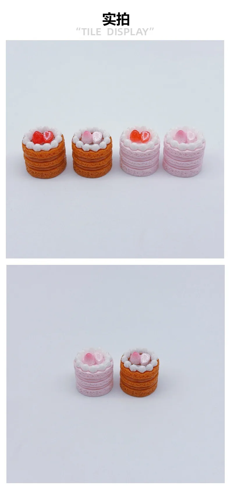 10 Stück Mini-Cupcake-Simulationsbackwaren, Miniatur-Dekoartikel für Puppenhäuser – Detail 6