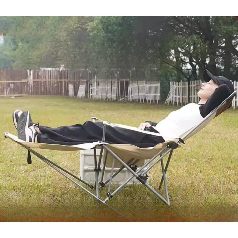 

Portable Casual Fishing Chair Camping Moon Chair Stool Lunch Break Bed Beach Chair