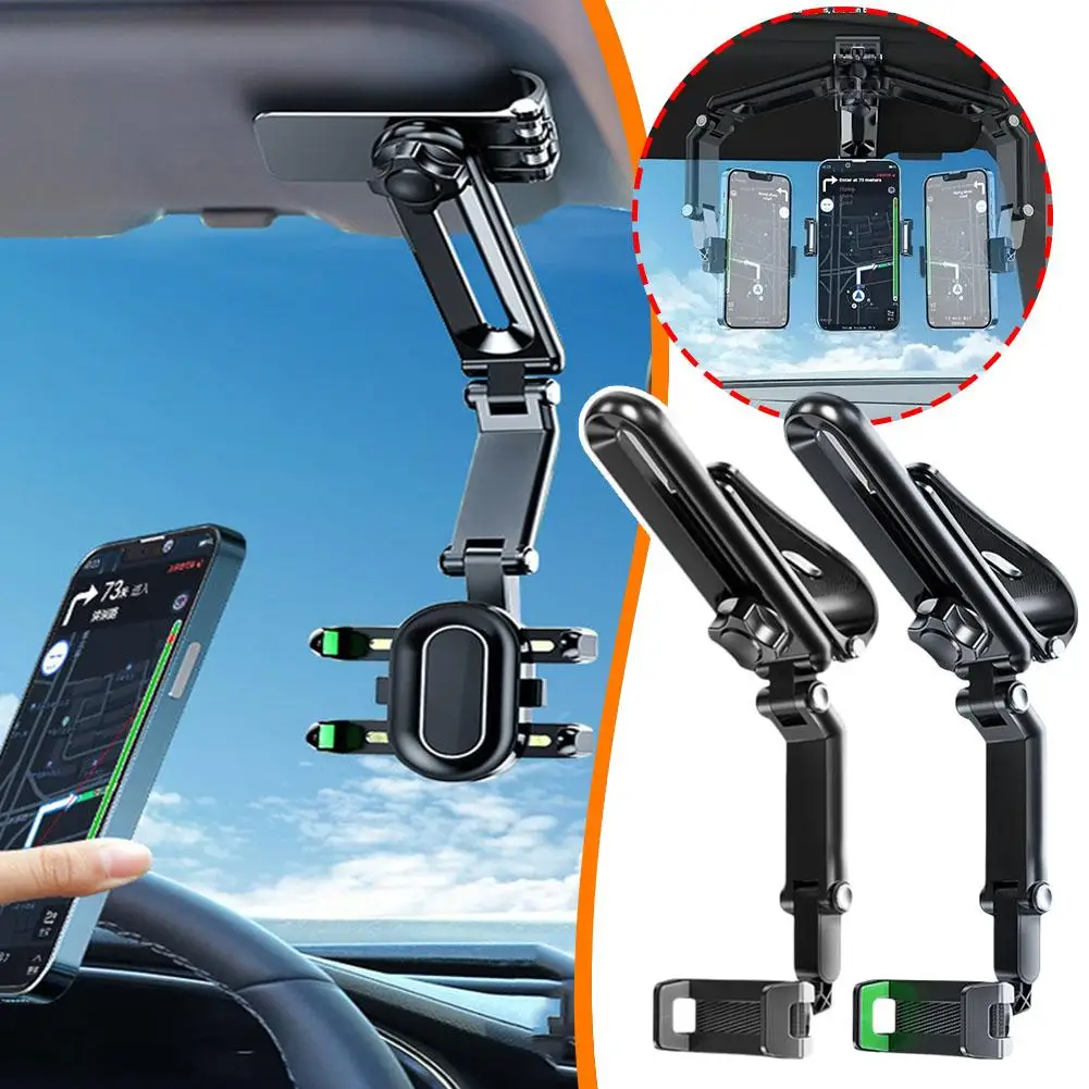 Car Mobile Phone Stand Sun Visor Navigation Car Support Multi-functional Mobile Car Phone General Vision Direct Stand Stand S6K0