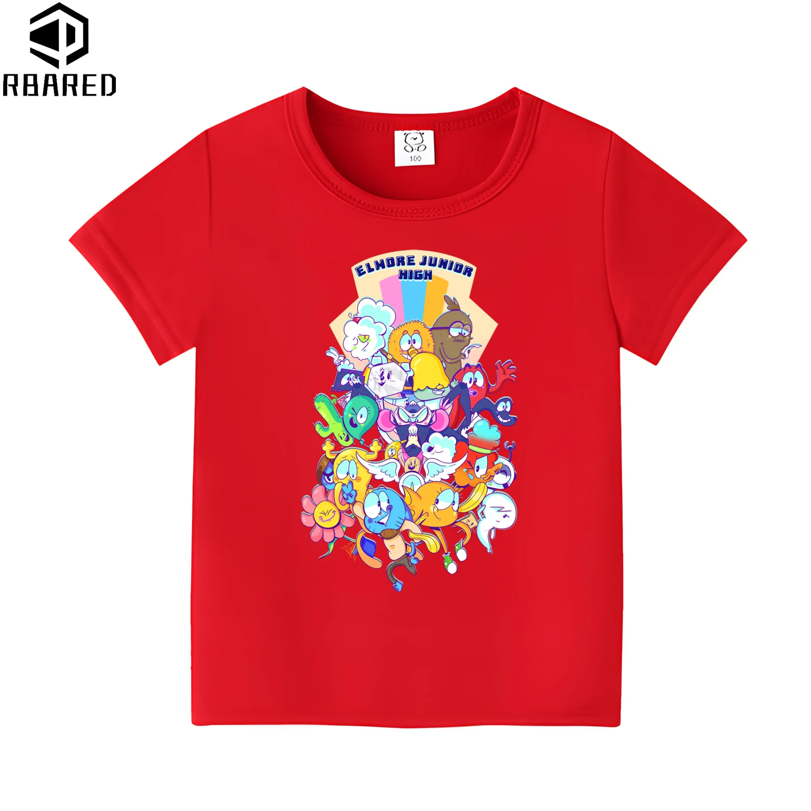 The Amazing World of Gumball 100% Cotton Winx Baby Summer Clothes 2024 Kids Clothes Children\'s T-shirt Brands Pikmin Girls Tops