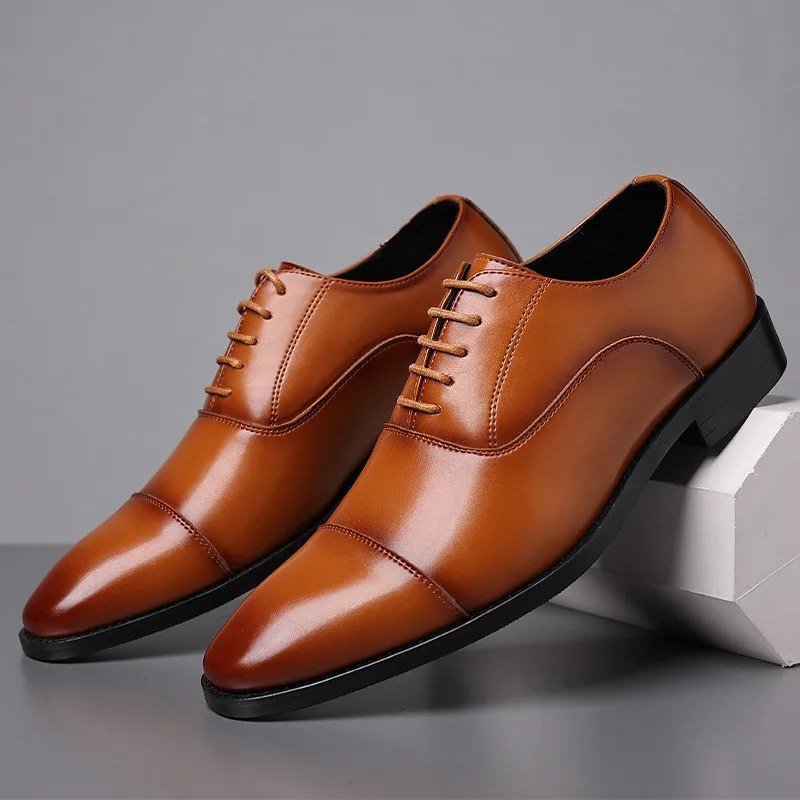 

new 2023 spring man male money wholesale business leather shoes