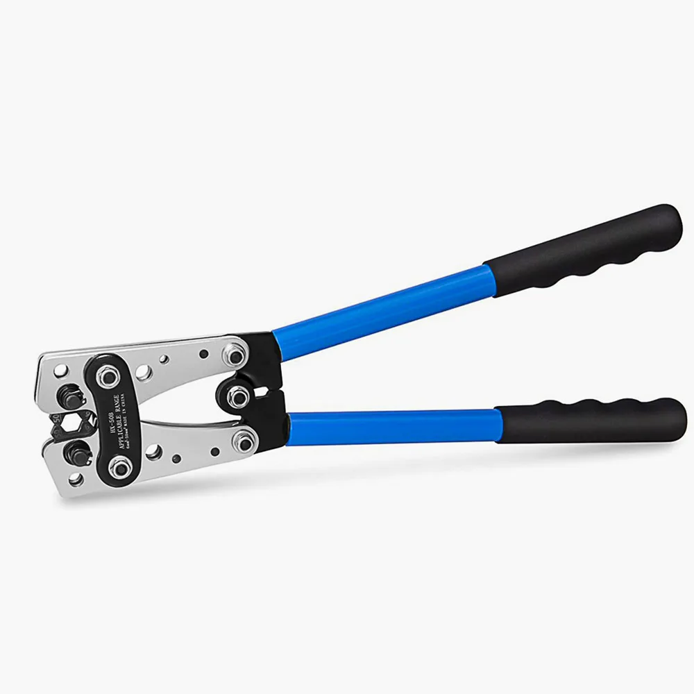 Crimping Pliers Tube Terminal Crimper Battery Cable Crimp Tool Lug Hex Crimp Hand Tool 6-50mm² HX-50B AWG10-0