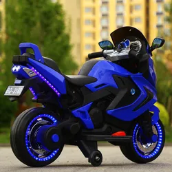 LEADING MANUFACTURE electric kids motorcycle 12v children electric motorcycle with Safety assist wheel ride on toy cars for baby