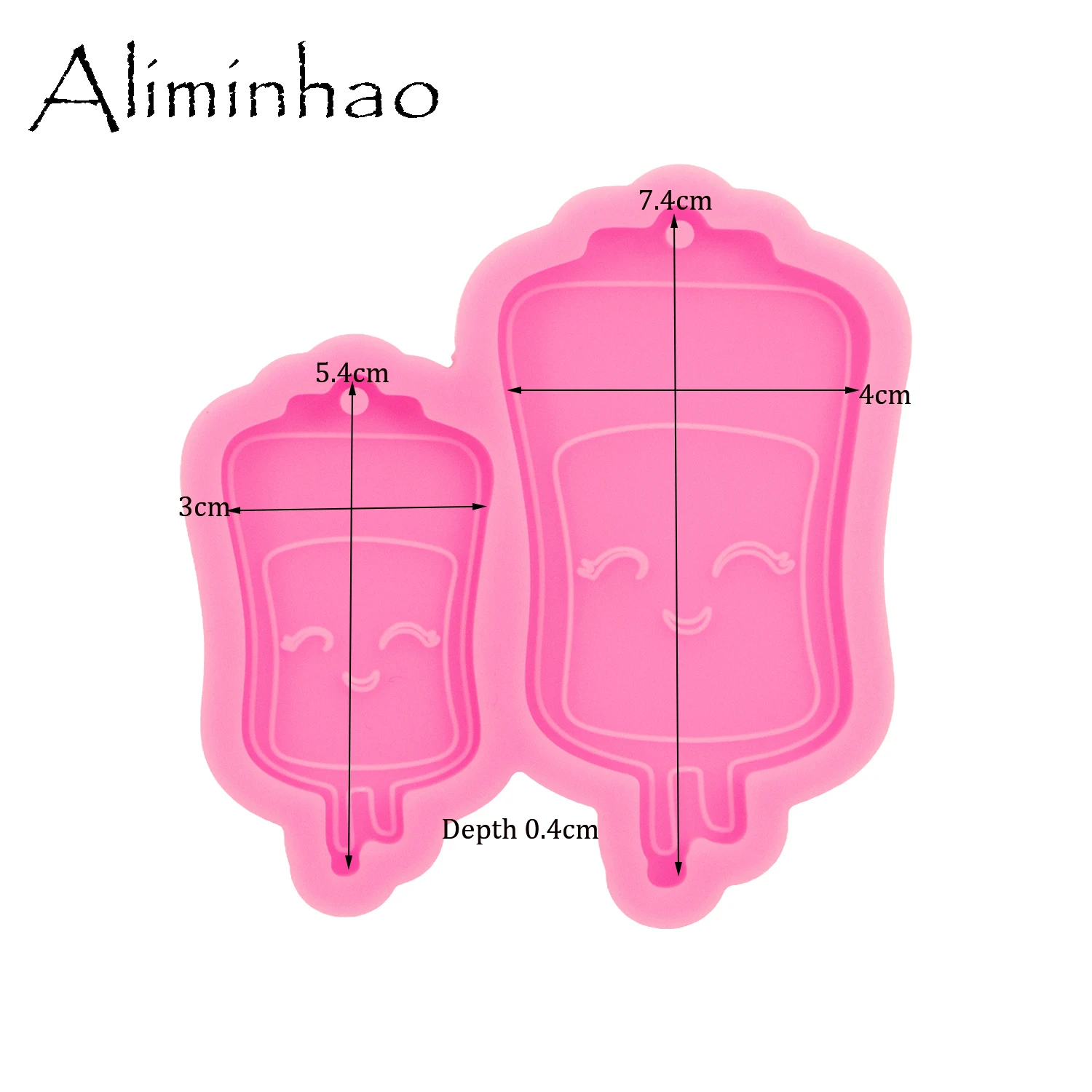 DY1662 Blood Drop Saline Bags Pill Bottle Ambulancia Resin Phone Grip Mold Crafts with Epoxy for Badge Reel