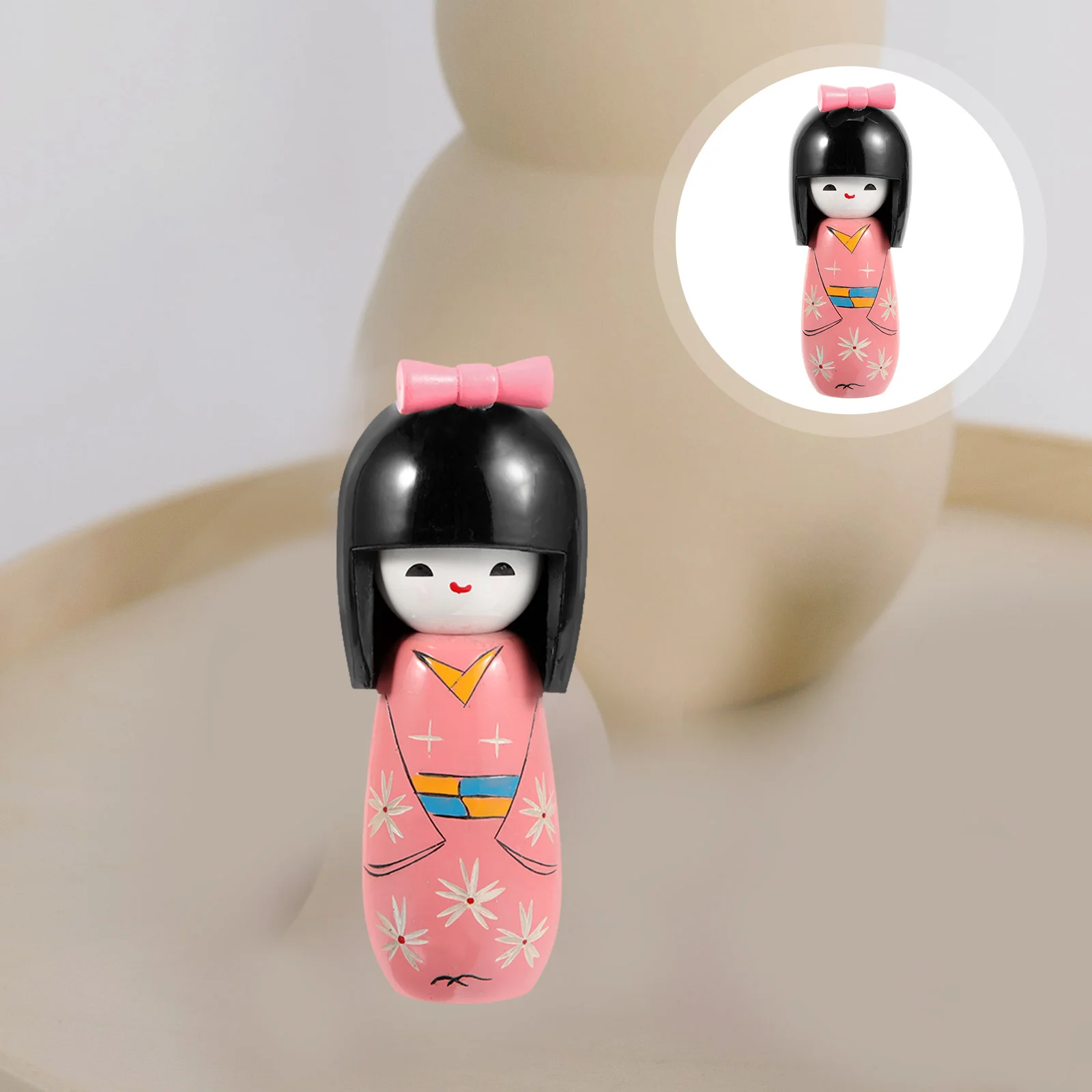 Japanese and Wind Sushi Restaurant Decoration Matryoshka Puppet Dolls Home Kimonos Decorative Statue Desktop Decorations