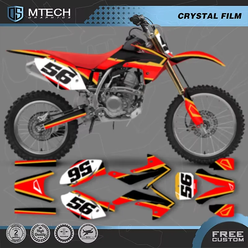 DSMTECH Custom Team Graphics Decals Stickers Kits For Honda 2007 2008 2009 2010 2011 2012 2013 2014 2015 2016-2020 CRF150R 004