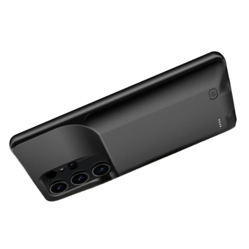 For Samsung Galaxy S23 Ultra 6000mAh 10W Wireless Charging Power Bank Slim Portable Battery Charger Case