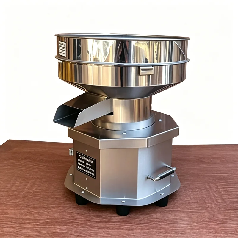 30 C ibrating Siee hine Stainless Steel Powder Sifter Grinder For Herbs Wood Food