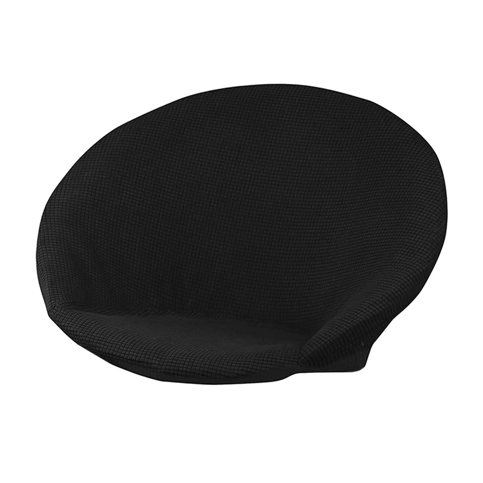 Jacquard Saucer cover Stretchable Removable for Adults Washable , black