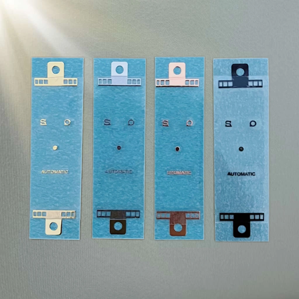 S Logo 27mm-30mm Nickel Metal Stickers With Automatic Watch Dial Face Logo Modification Accessories Repair tools ﻿ ﻿