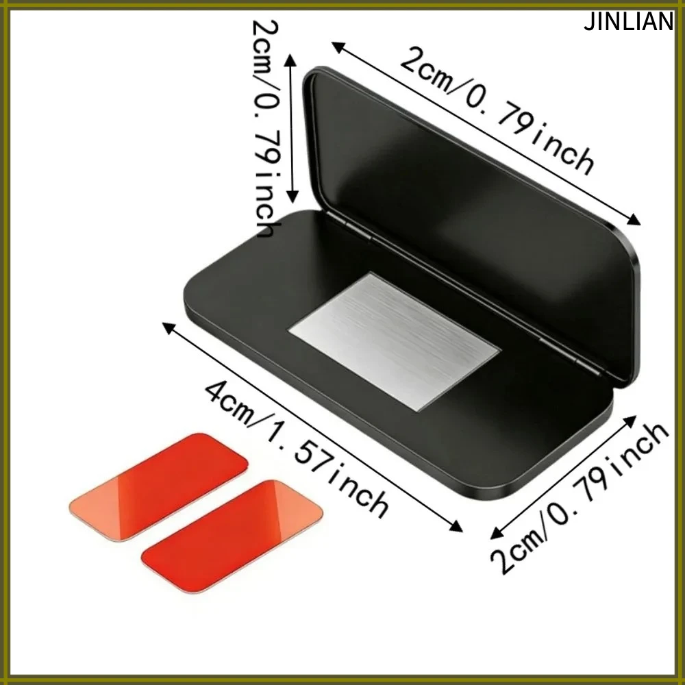 1 Set Ultra-Thin Magnetic Cabinet Door Catch Stainless Steel Self-Adhesive Drawer Magnet Strong Magnetic Quiet Closure