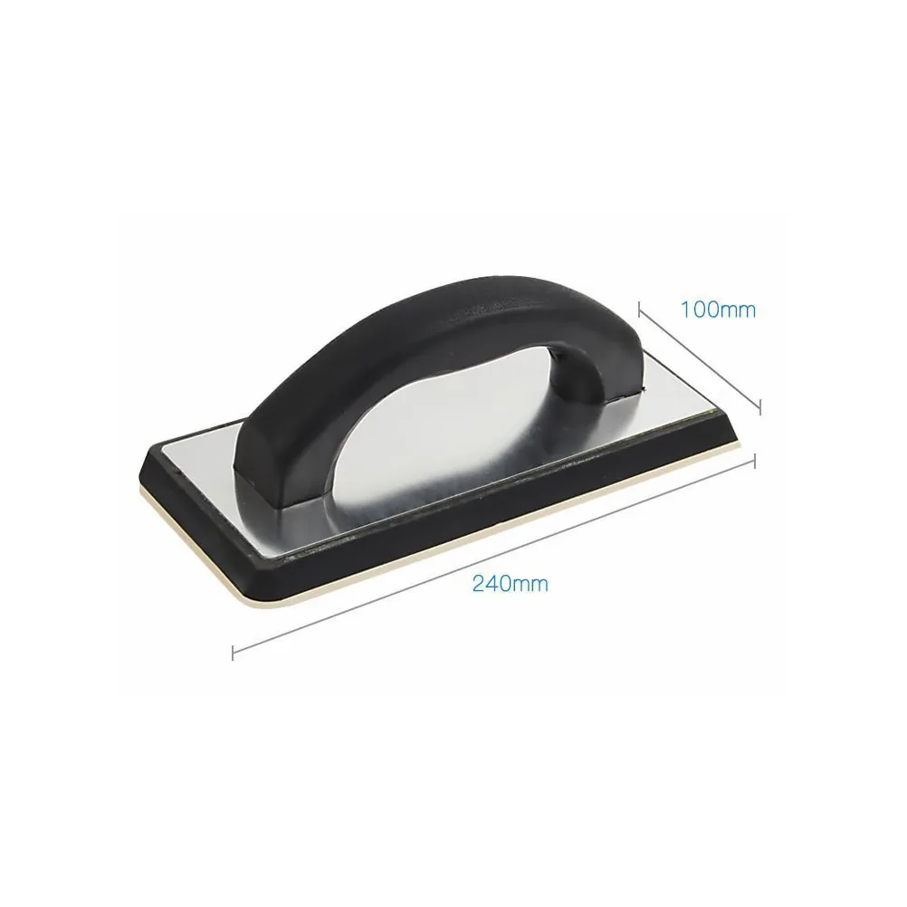 

Rubber Mud Scraper Durable Ergonomic Handle Non-Stick Concrete Plastering Leveling Trowel Finnish Trowel