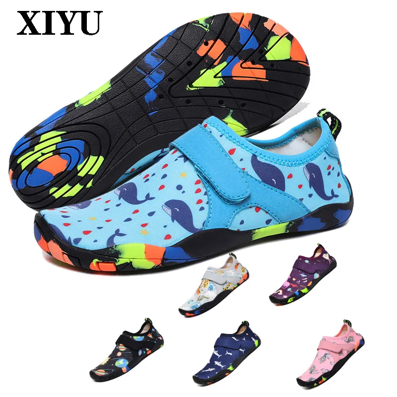 

XIYU 2025 Children's River Tracing Shoes New Style Girls Five-Finger Outdoor Beach Swimming Breathable Quick-Drying Shoes