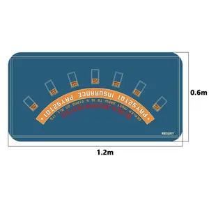 Waterproof Poker Table, Table, Baize Tablecloth, Texas Hold'em, Roulette, Casino Cloth, Tapis Poker, 21 Points 6 Main Sales Poker Table Fabric - №4