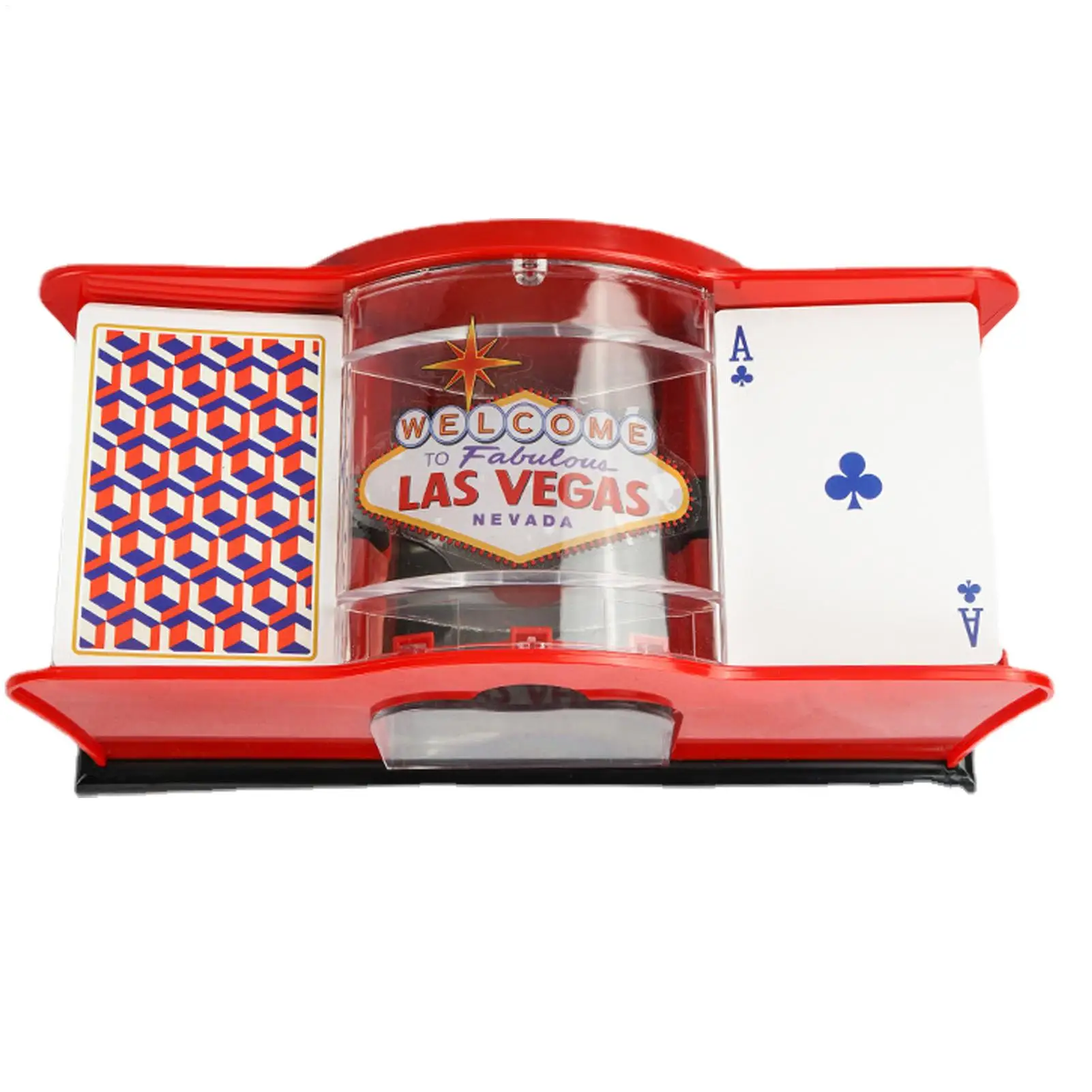 Manual Hand Cranked Card Shufflers Portable Poker Dealing Machine Multi-Purpose Shufflers For Home Travel, Blackjack Rummy