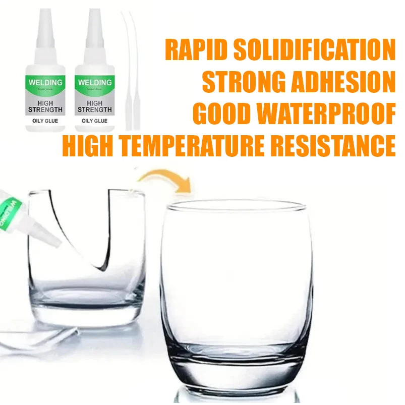 Universal Welding Oily Glue Easy to Use High Strength Metal Stone Glue for Jewelry Making Nails Art