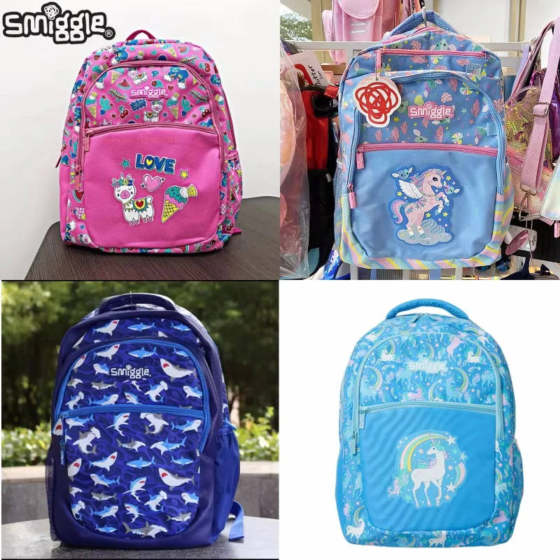 Yeni Avustralya Smiggle Okul Çantası Karikatür Serisi Çocuk Okul Çantası Anime Sırt Çantası Öğrenci Hediye