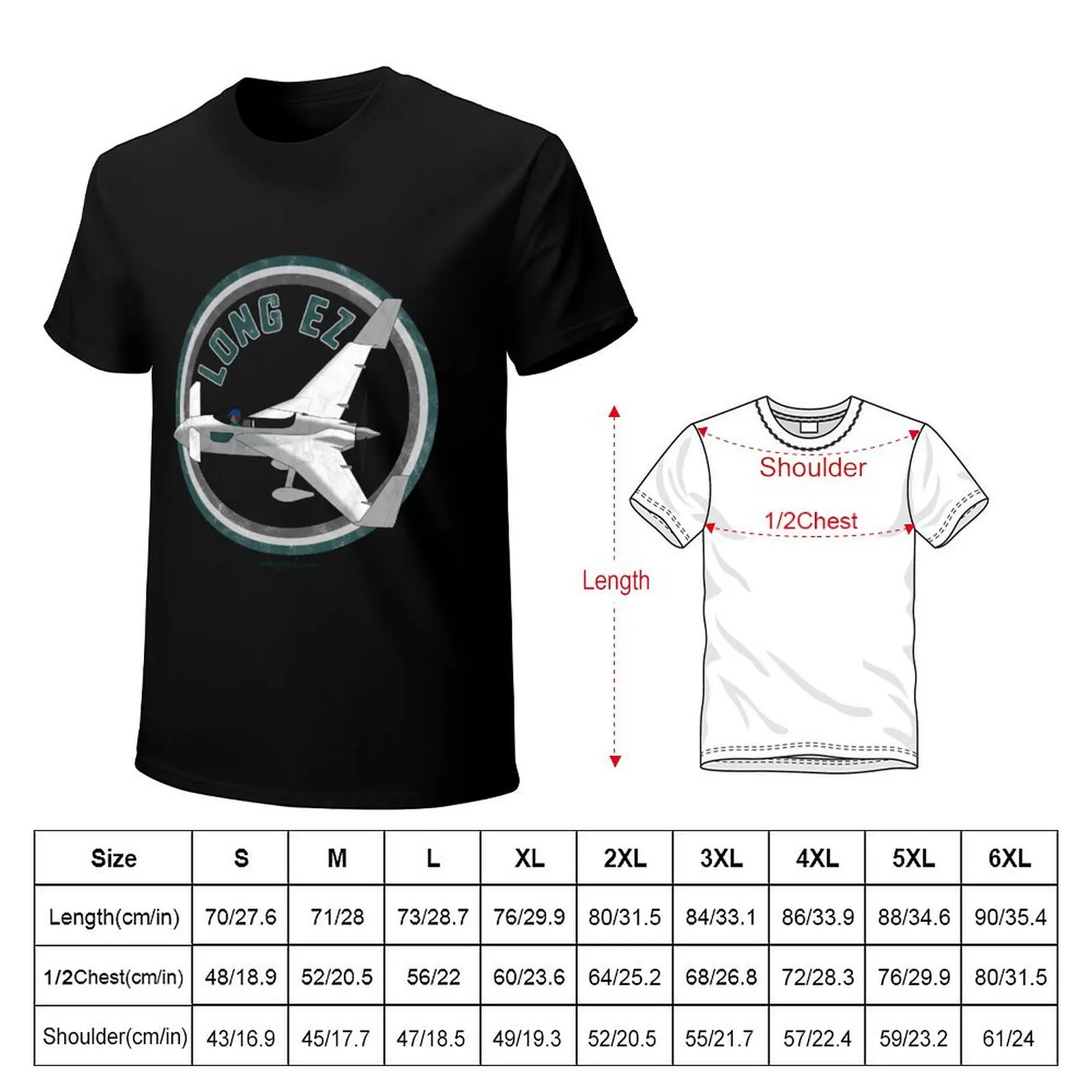 Long EZ T-Shirt summer tops shirts graphic cotton graphic tees heavyweights Men's clothing