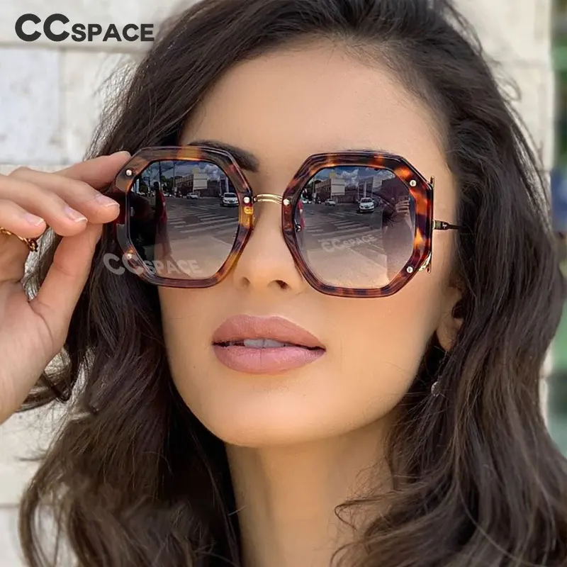 48154 Luxury Sunglasses Women Fashion Brand Design Square Shades Uv400 Vintage Glasses Driver Goggles Mirror