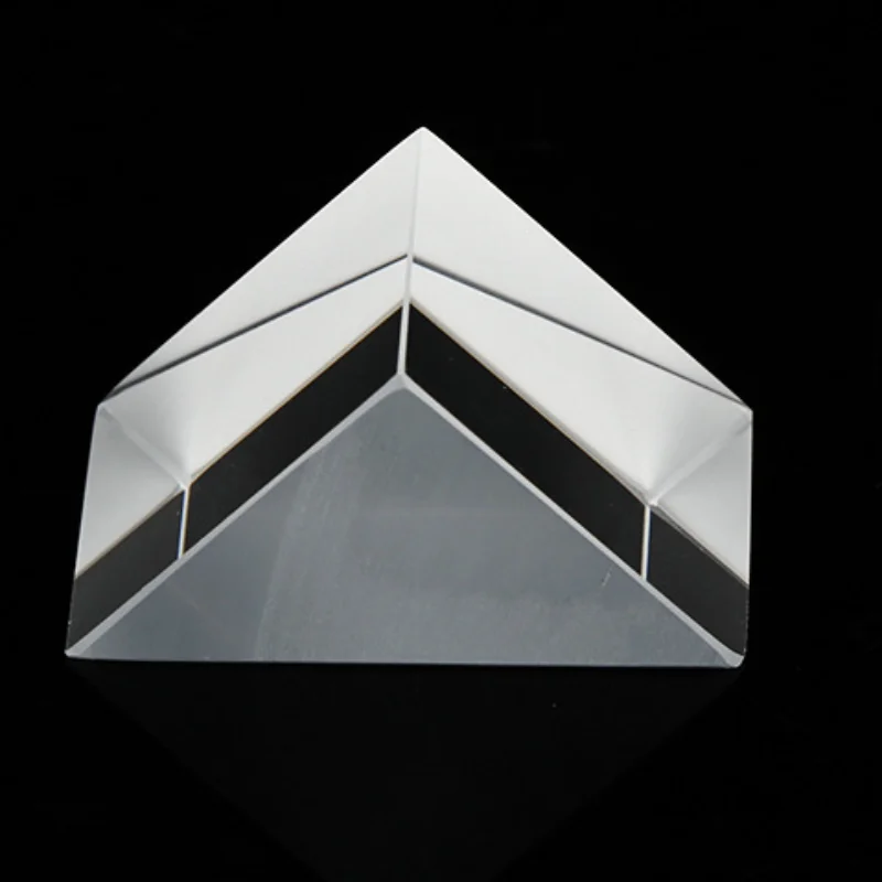 Custom Dispersive Triangular Glass Prism - Equilateral & Right Angle Options For Optical Instruments