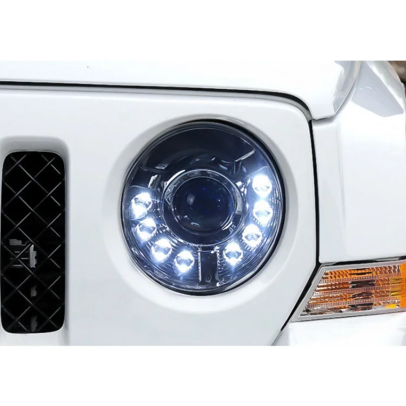 

Car Accessories HID Xenon headlight LED DRL headlamp for Jeep Patriot 2011-2016 head lamp assembly plug and play