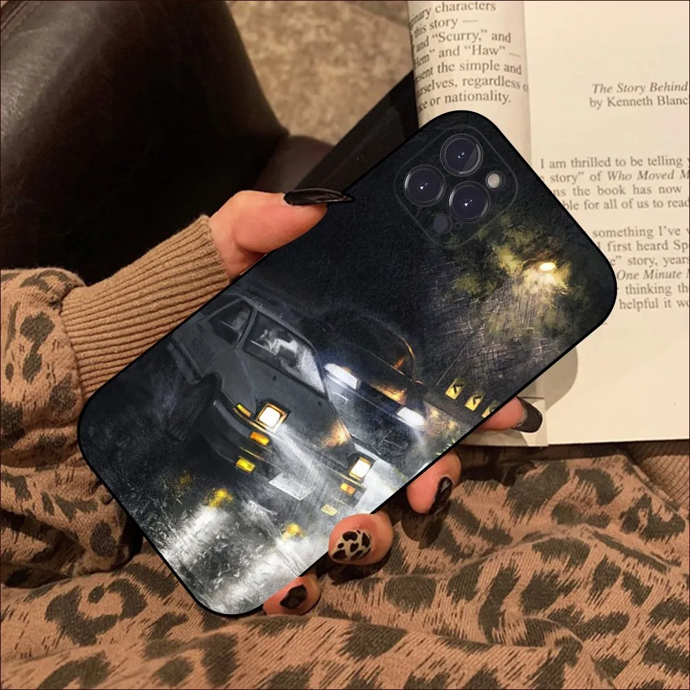 Anime Initial D AE86 Tail Light Phone Case For iPhone 15 14 11 12 13 Mini Pro XS Max Cover 6 7 8 Plus X XR SE 2020 Funda Shell image 5