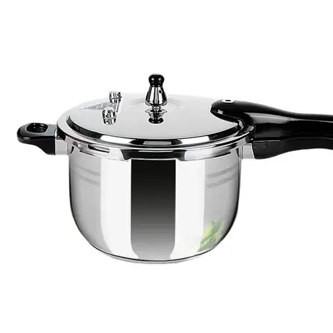 Heavy-Duty Pressure Cooking with Thick 304 Stainless Steel Construction for Home and Commercial Use