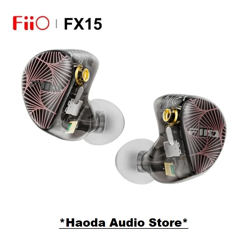 美品 正規品 Fiio FX15 （1DD+1BA+4EST（静電型）） Fiio fx15 1dd 1ba 4estハイブリッドドライバー静電イヤーイヤホンヒ