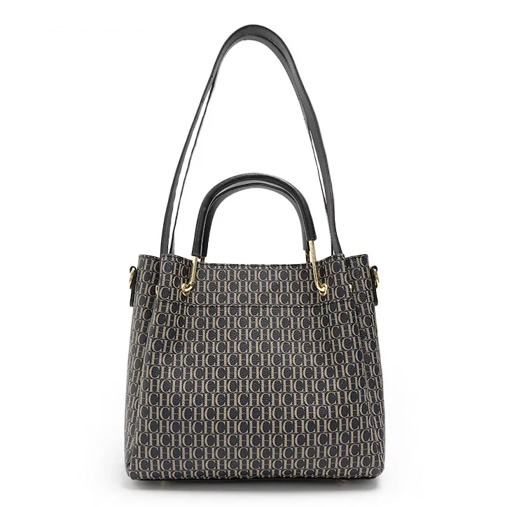 Tas Selempang CH Brand Classic Letter Print Kapasitas Besar Berkualitas Tinggi untuk Wanita, Multi Kantong, Elegan, Populer, Mewah Ringan