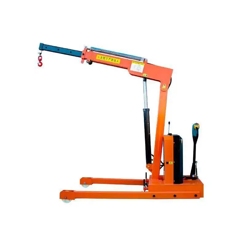 Single Arm Compact Rotating Folding Crane Electric Semi Auto Overhead Lifting Equipment