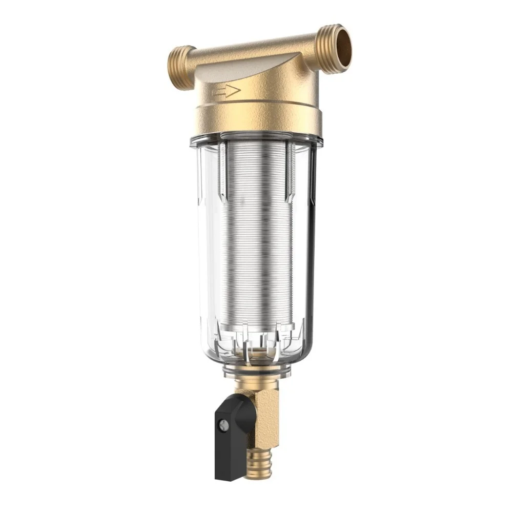 Adaptable Filtration Home Filtration For Cleaner Water Brass Valve Head Cost-Effective Solution Efficient Sediment Capture