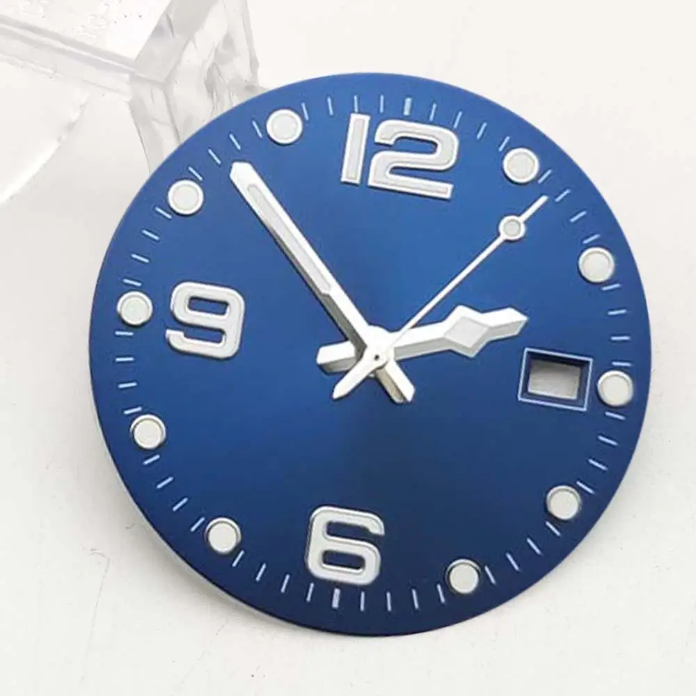 32.5mm Lume Mod Hands Case Parts No Logo Classic Sunburst Texture Dial Suitable For Seiko NH35/36/4R/6R/7S Automatic Movement