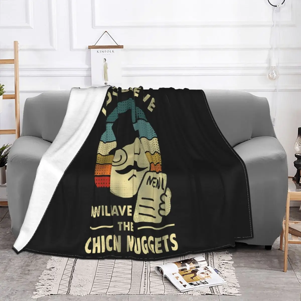 I Do Believe I Will Have The Chicken Nuggets Interested Pictures Original Pop Women Low Price Throw Blanket