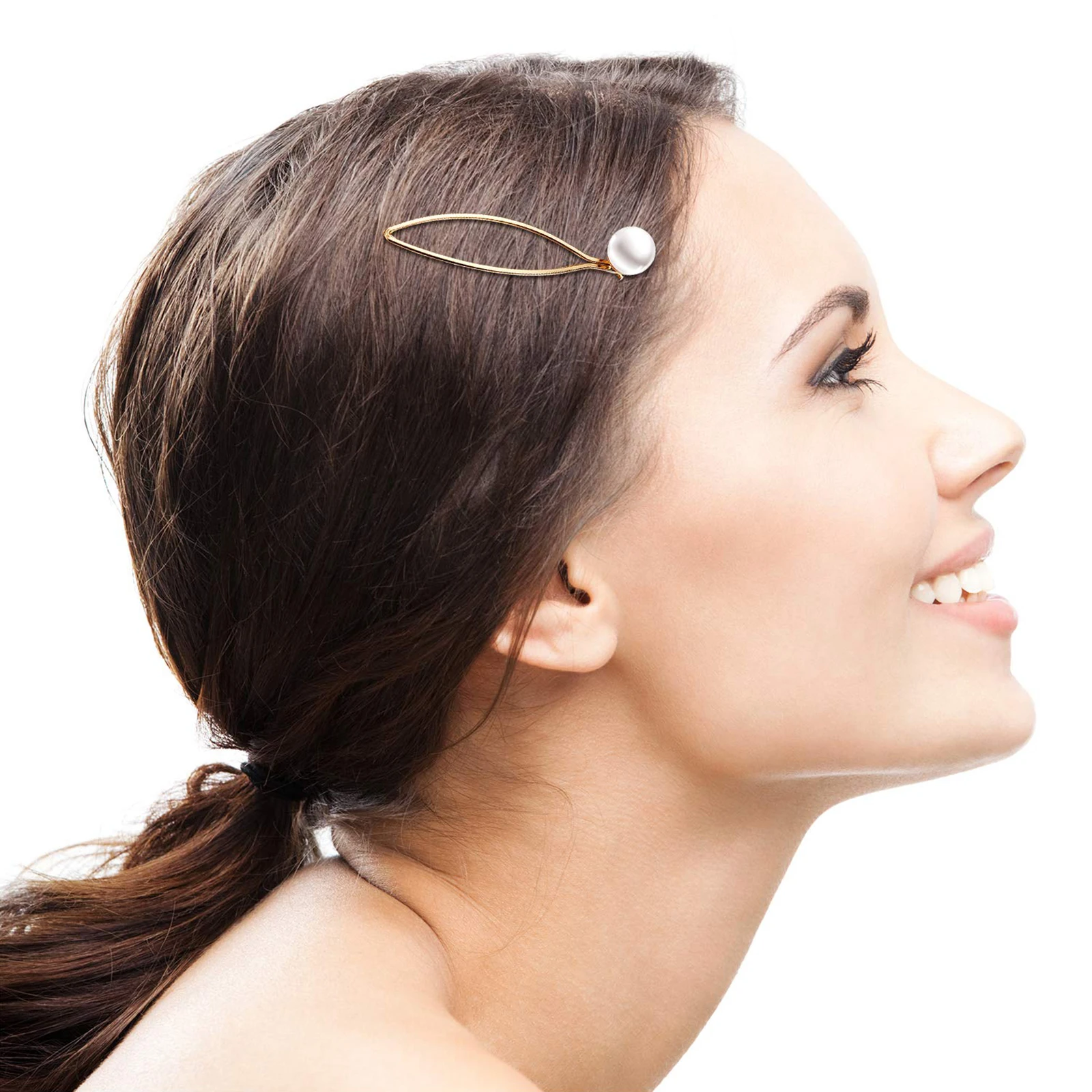 

17 Pcs Geometric Pearl Hair Clip Bang Women Barrettes Metal Hairclip Hairpin Girl Accessories for Girls