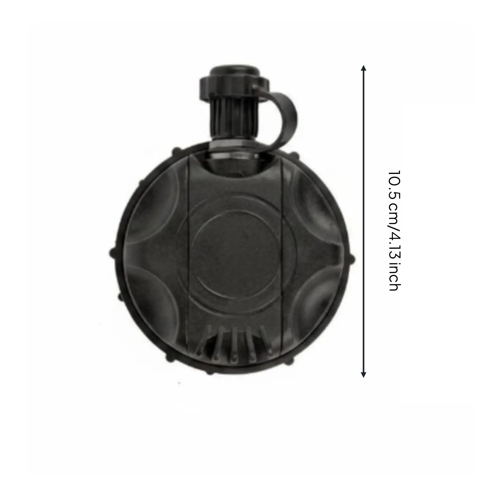Diving Dry Suit Inlet Valve Compact Port Body with Ribbed Outer Edge for Secure Handling