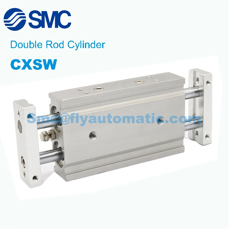 SMC Dual Rod Cylinders CXSWM/CXSW20/25/32-20-30-40-50-60-75-100 Double rod CXSWL cylinder