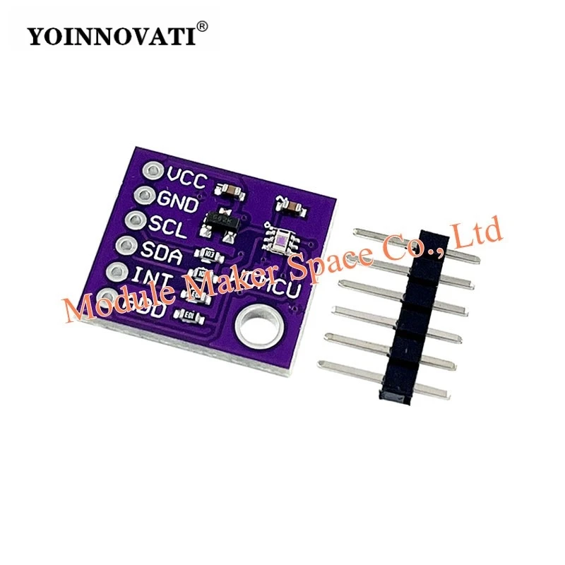 OPT3001 Ambient Light Sensor Module - Human Eye Response, I2C Interface, for Smart Home Display Backlight Control, Smartphone/TV
