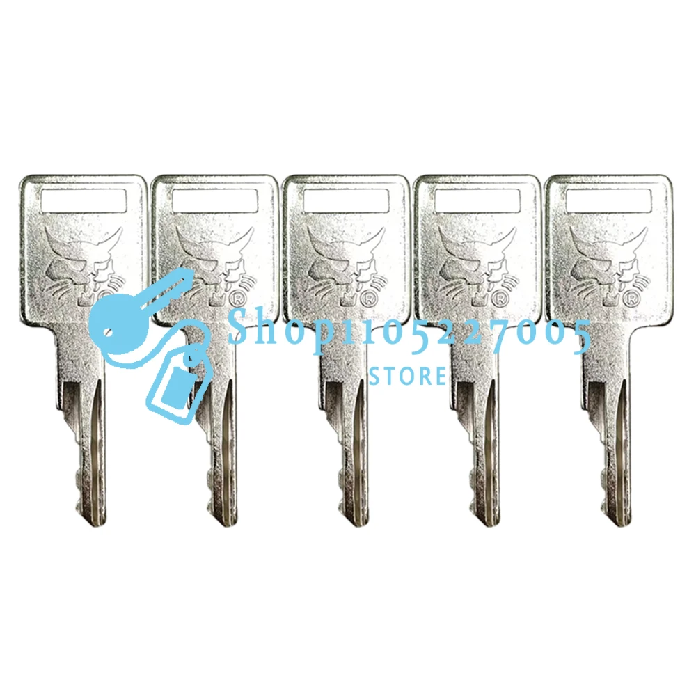 20/10/5/1PCS New Bobcat Keys Is Applicable To S550, S185 Skid Steer Loader, Sweeper Key, S331 / S160 Excavator