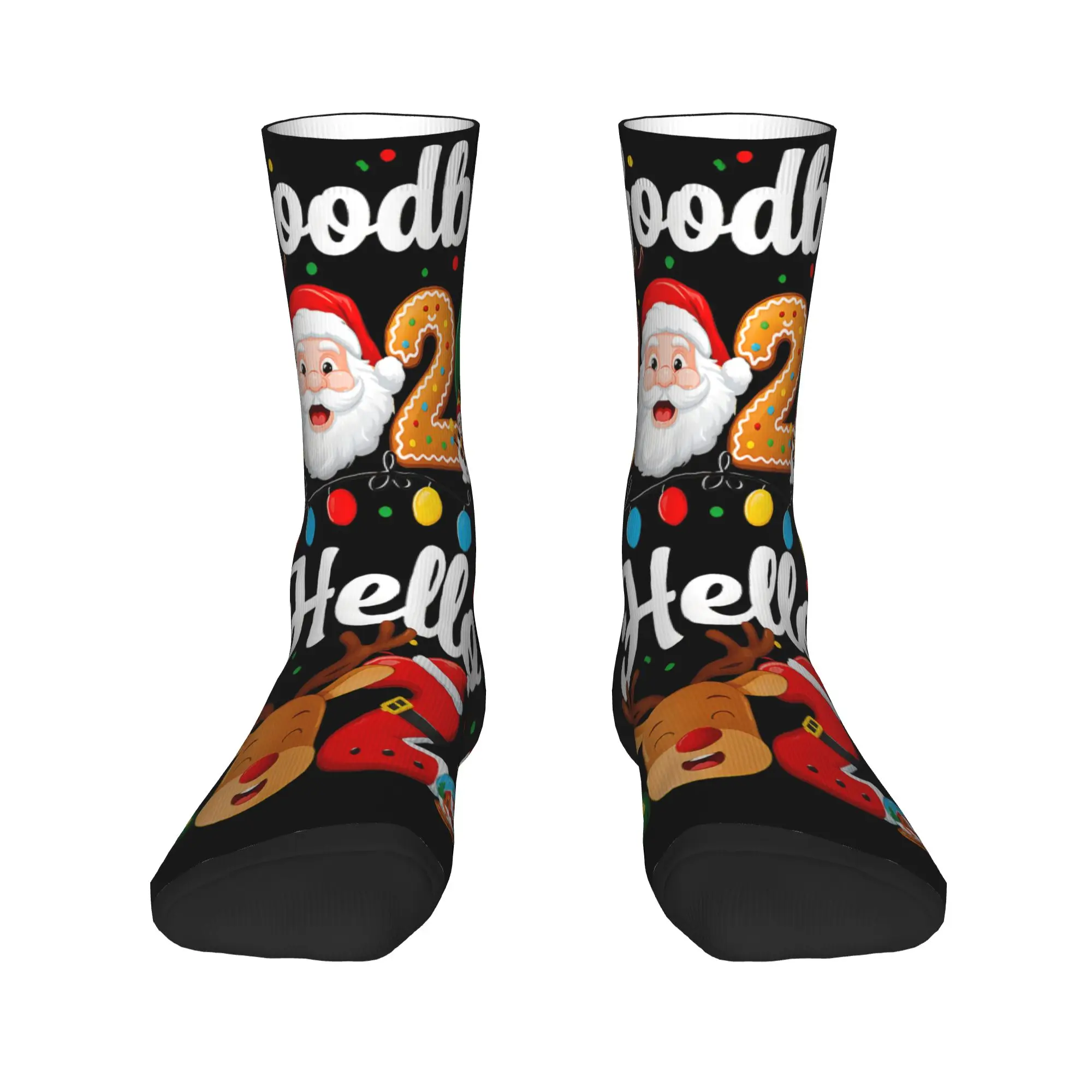 Couple Socks Happy New Year 2027 Goodbye 2026 Hello Gifts  Stockings Anti Sweat Comfortable Socks Winter Fashion Climbing Socks