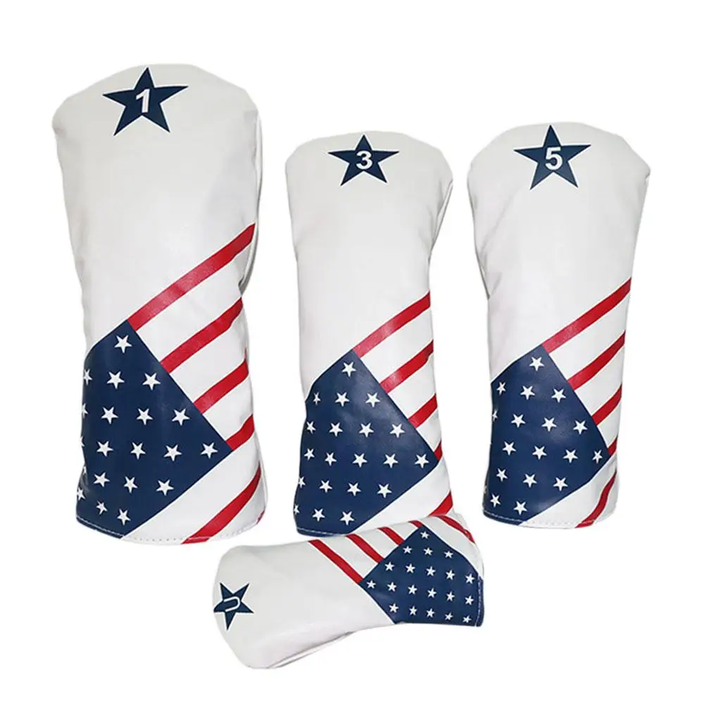 

Lots 4 Durable Golf Wood Head Cover 400c Headcover Club Protector
