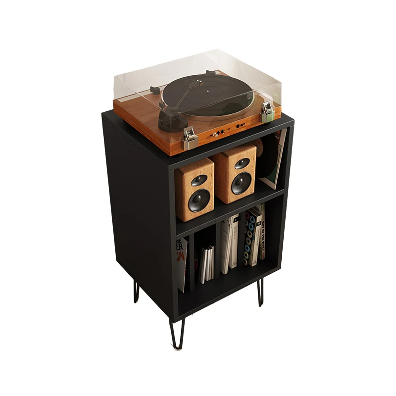 *Modern  Vinyl Record Player Cabinet Adjustable Combination Stereo Phonograph CD Rack Bedroom Living Room Hotel