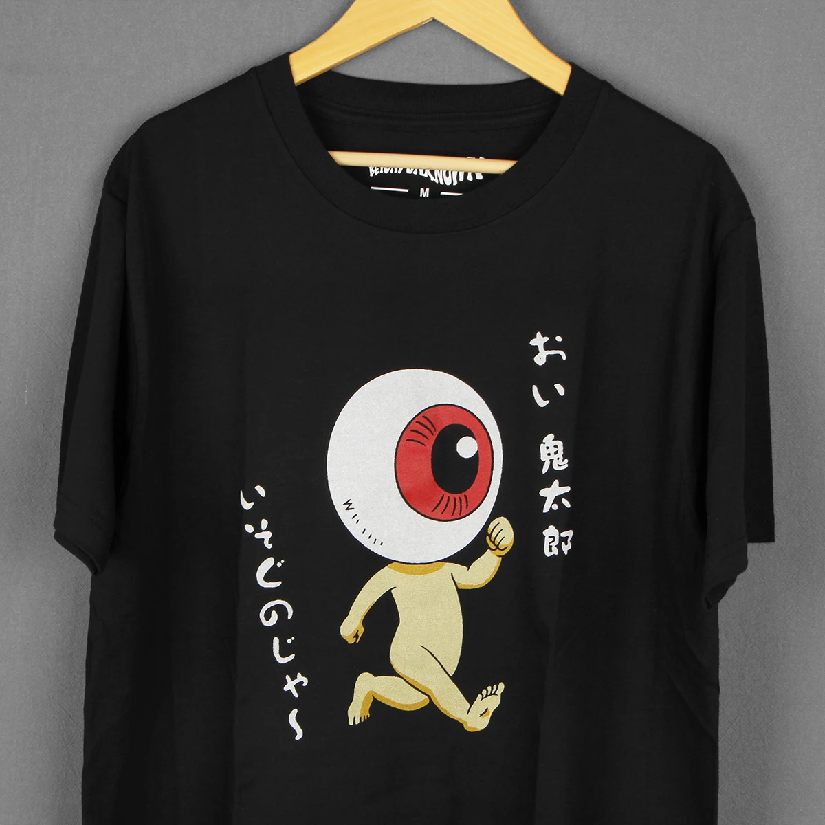 gegege no kitaro T-Shirt Japanese Anime Men Women Tshirts Cotton Black Men's Clothing Short Sleeve Tee Shirt