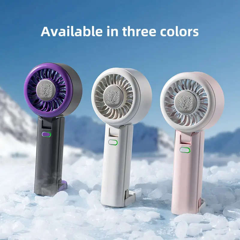 

Перезаряжаемый портативный вентилятор с воздушным охлаждением, складной шейный вентилятор для наружного использования, высокоскоростной турбо-мини-ручной вентилятор