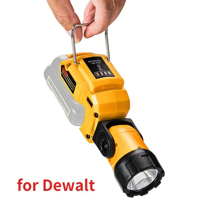 Small Portable Original Replacement DCB090 Work Light Flashlight Tool Light Spotlight Light For DEWALT DCB120 12V Li-ion battery