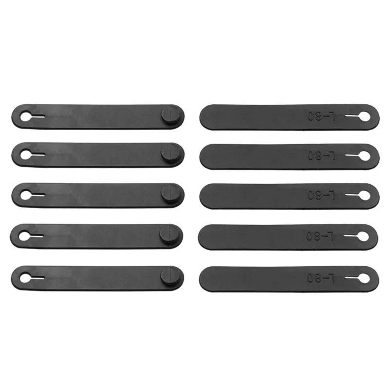 Yeniden Kullanılabilir Kablo Bağları, Ayarlanabilir Kauçuk Kablo Düzenleyicileri Motosiklet Hattı Kulaklık Veri Kablosu için