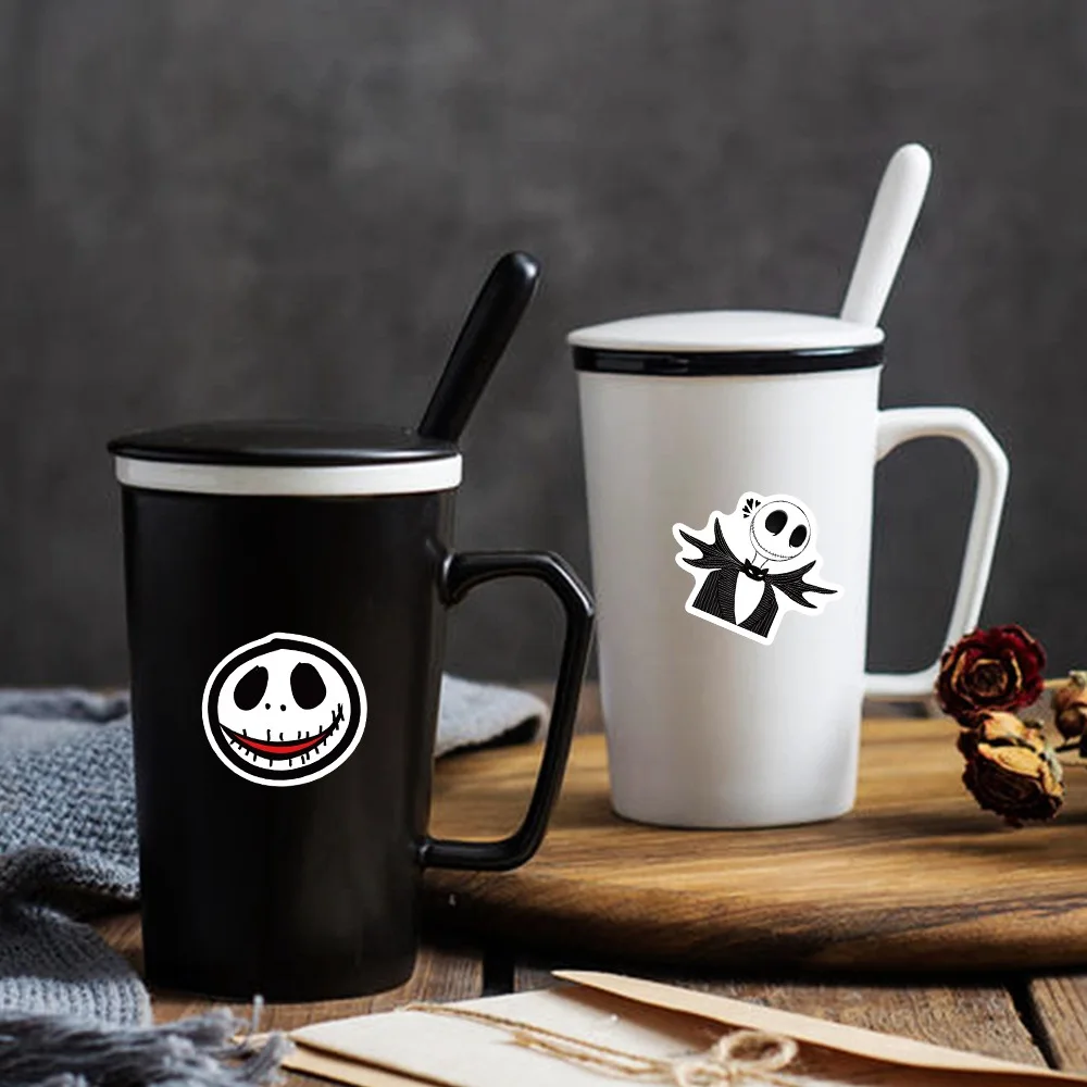 50Pcs Nightmare Before Christmas Halloween Stickers DIY Diary Laptop Luggage Skateboard Graffiti Decals Toys Gifts