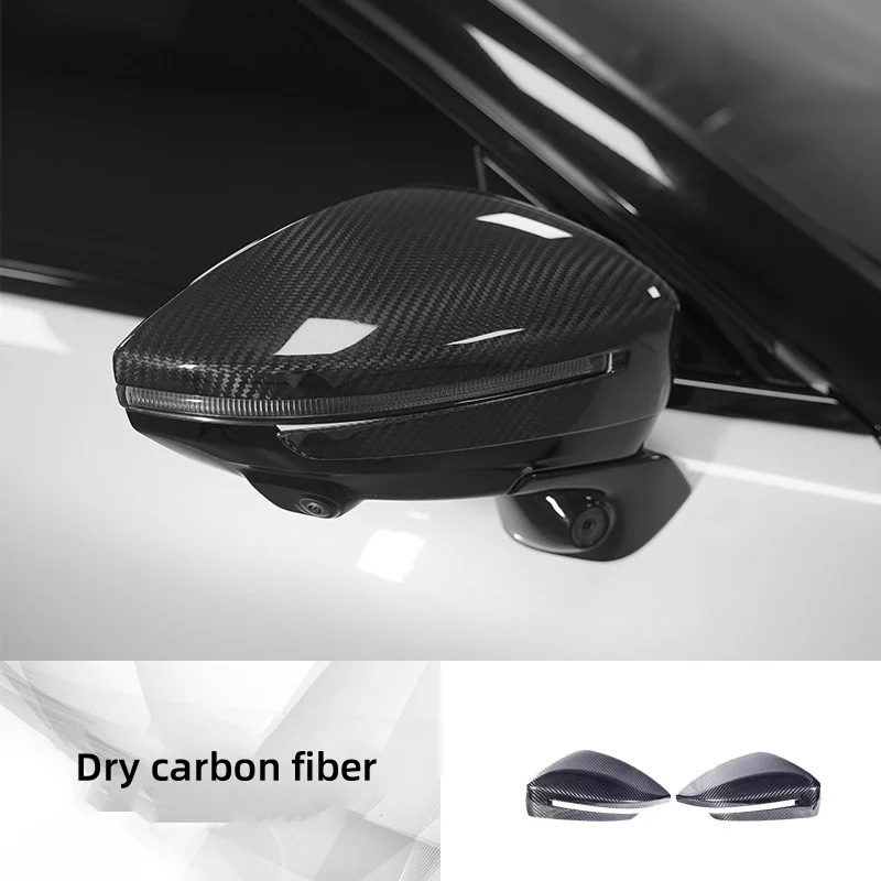 

Rear View Side Mirror Cover for ZEEKR 001 007 7X GT Modified Dry carbon fiber Rear Mirror Cap Car Accessories