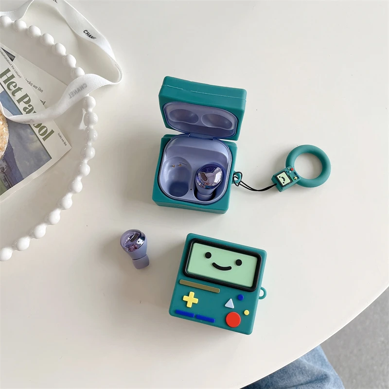 Caso Do Fone De Ouvido Dos Desenhos Animados Para Samsung Galaxy Buds 2 Pro, 3D, Bonito, Criativo, Bubble Gum, Snacks Capa, FE