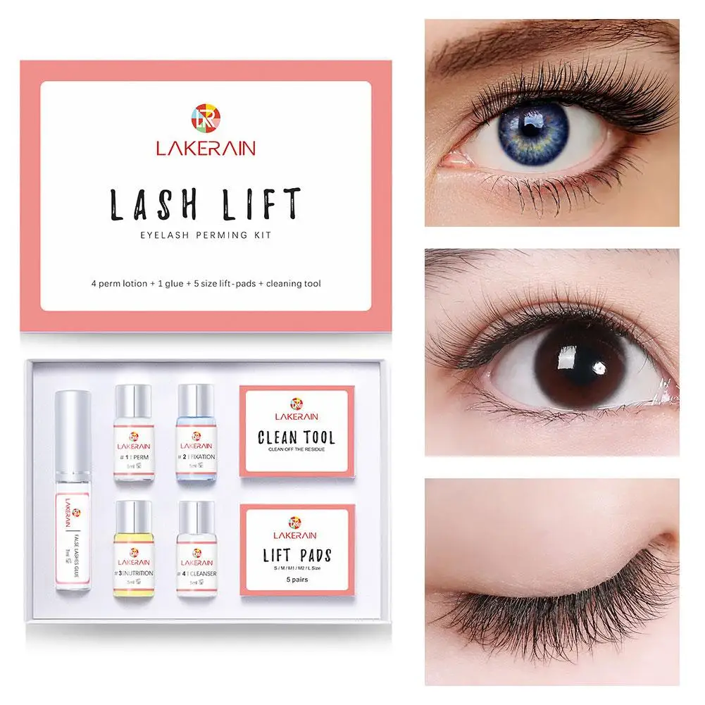 7 stks/set Lash Lift Kit Semi-Permanente Wimper Lifting Permanenten Lotion Fixatie Lijm Krullend Lasher Schoonheidssalon Thuisgebruik Pro Kit