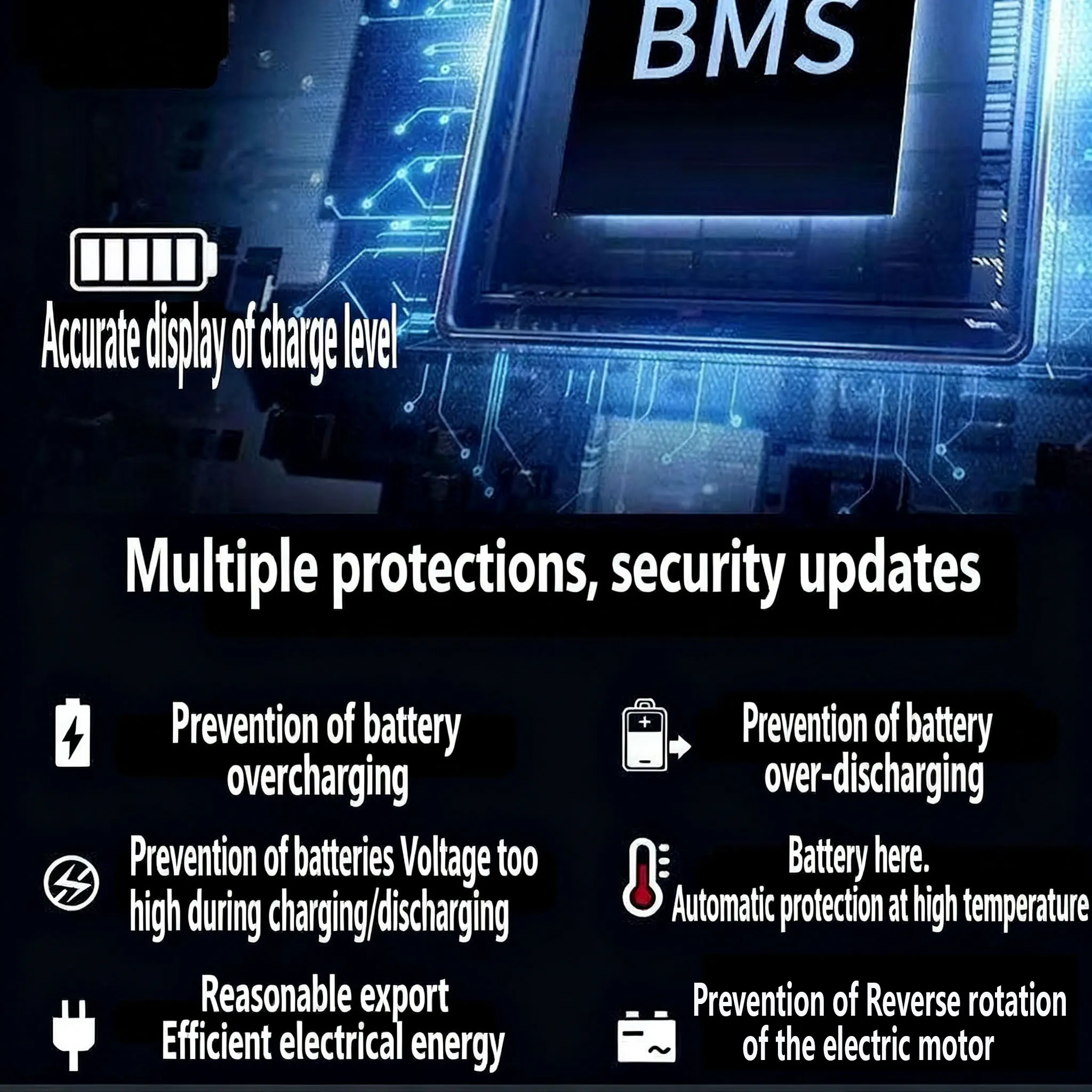 تصميم طبلة حديد ببطارية ليثيوم 48 فولت مزودة بنظام حماية BMS، سعة كبيرة، قوة قوية، قدرة تحمل طويلة الأمد